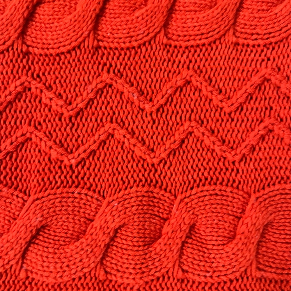 NWOT Planet Gold orange Turtleneck with pattern - Picture 5 of 5